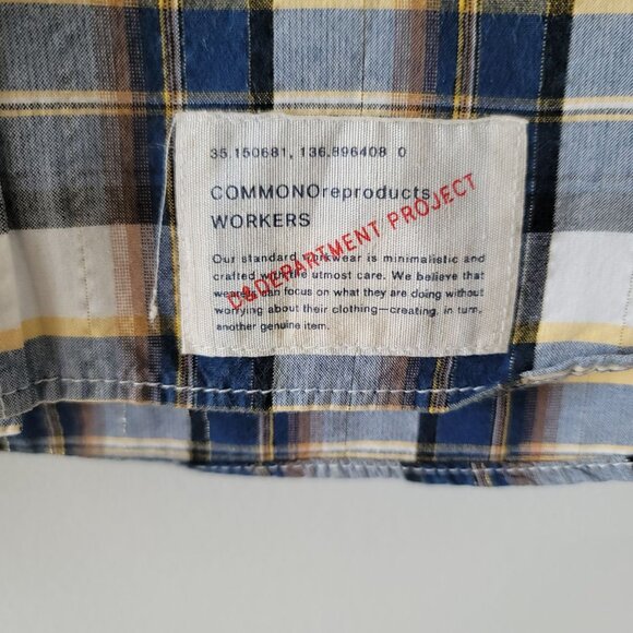 Blue Checkered Shirt XS /Youth - Picture 2 of 5